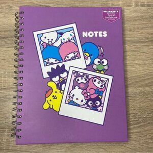 Hello Kitty & Friends Purple Spiral Notebook NEW